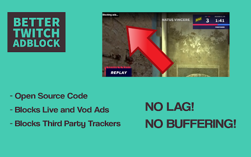 Better Twitch Adblock screenshot