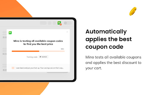 Mino: Automatic Coupons & Cash Back screenshot