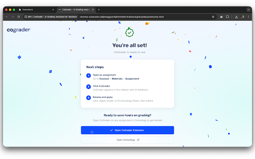 CoGrader for Schoology - AI Grader screenshot