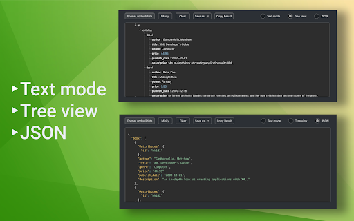 view xml file | XML Formatter screenshot