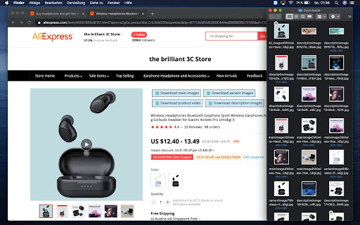 AliDownloader | Download AliExpress images screenshot