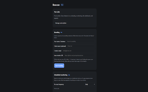 Beacon: Accessibility Checker screenshot