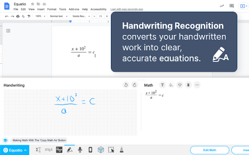 Equatio - Math made digital screenshot