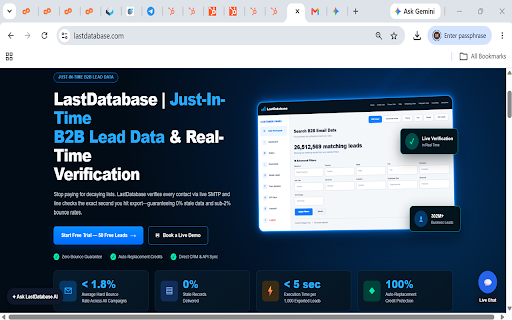 LastDatabase screenshot