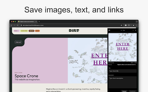 Are.na screenshot