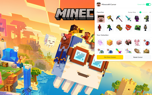 Minecraft Cursor ★ Custom Cursor for Chrome™ screenshot