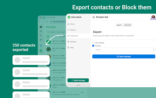 WASendBulk Bulk WhatsApp Sender for FREE screenshot