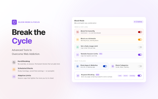 StayFree - Website Blocker, Web Usage Stats, Shorts Blocker screenshot