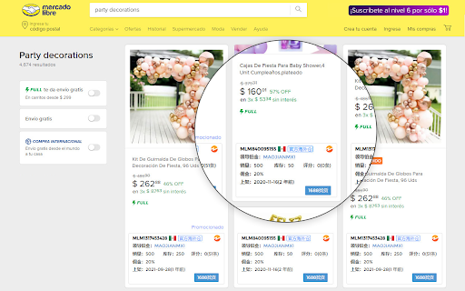 ZYing - Amazon/OZON/MercadoLibre More Info screenshot
