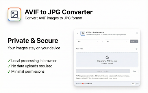AVIF to JPG screenshot