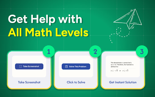 Math Solver for Chrome – AI Math Problem Solver screenshot