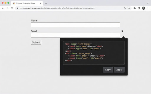 Visual HTML screenshot