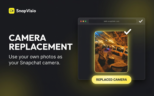 SnapVisio – Virtual Webcam for Snapchat Web screenshot