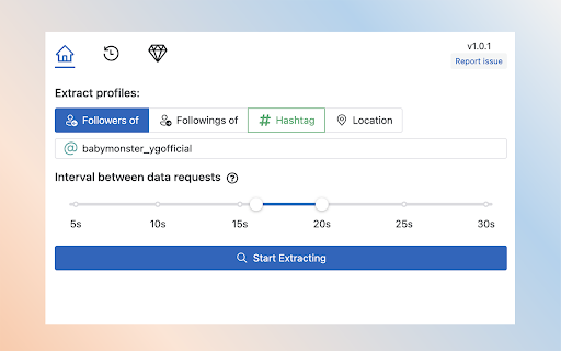 Follower & Email Extractor screenshot