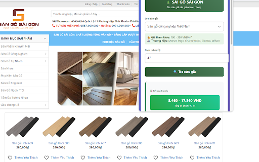 Sàn Gỗ Sài Gòn screenshot