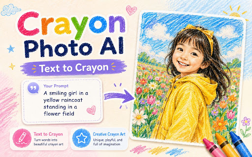 Crayon Photo AI - Best Crayon Art Generator screenshot