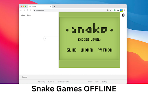 Snake screenshot