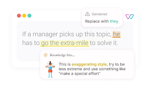 Witty - your inclusive writing assistant screenshot