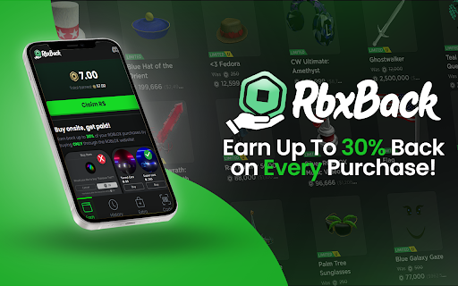 RbxBack - Free R$ Cashback! screenshot