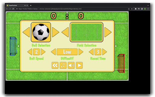 Super PonGoal - Soccer Game screenshot