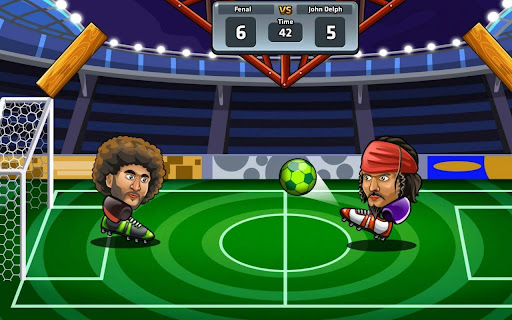 Head Clown Soccer : Fun Football PK Games screenshot