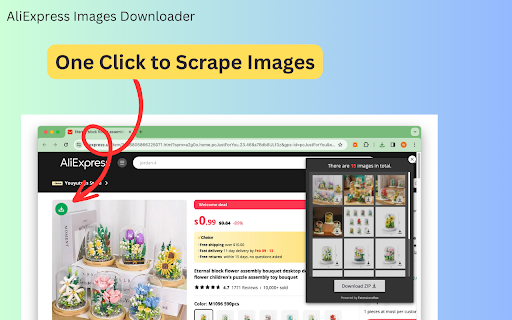 AliExpress Images Downloader screenshot