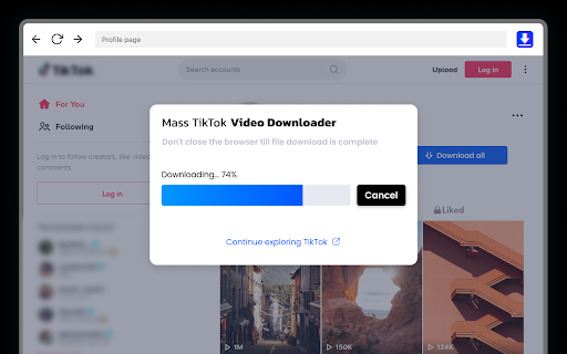Mass TikTok Video Downloader screenshot