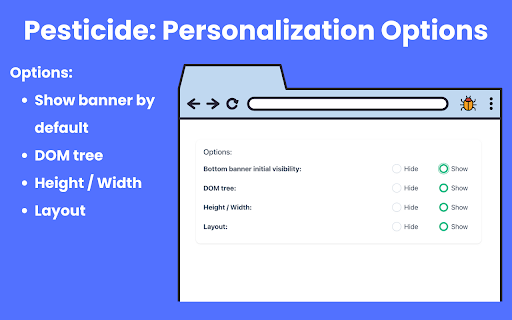 Pesticide - Advanced CSS Debugger screenshot