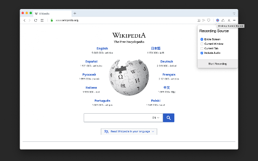 Desktop Screen Recorder screenshot