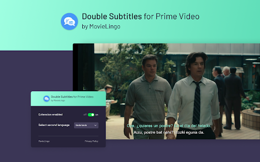 Double Subtitles for Prime by MovieLingo screenshot