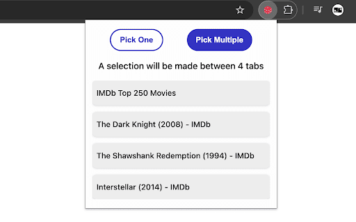 Random Tab Picker screenshot