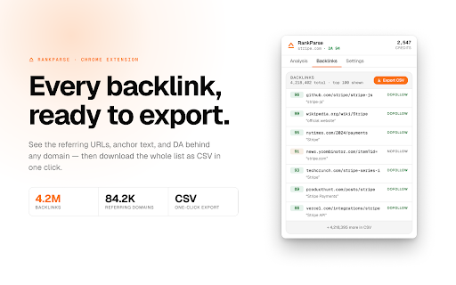 RankParse SEO Toolkit screenshot