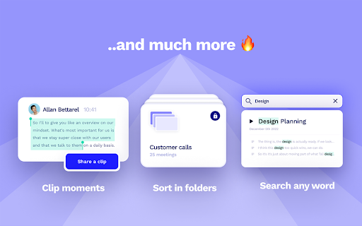 tl;dv: Free AI Note Taker, Transcriber & Meeting Recorder screenshot