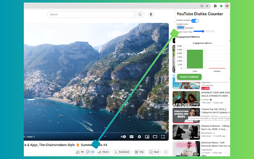 YouTube Dislike Counter - Restore Dislike Counts screenshot