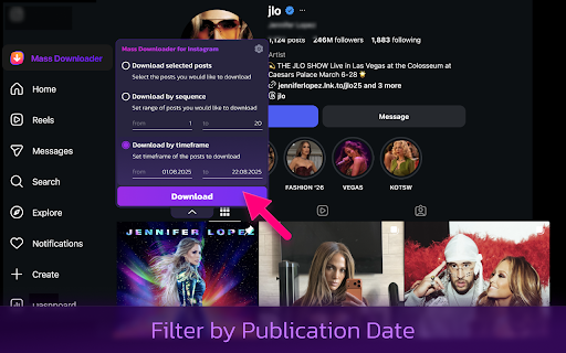 Mass Downloader for Instagram screenshot