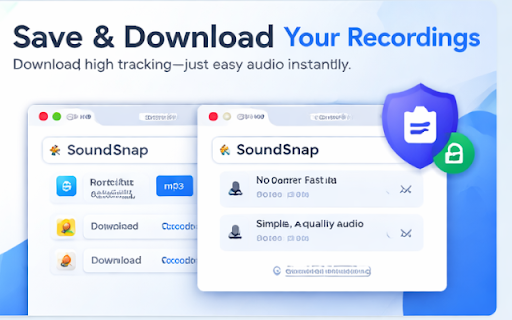 SoundSnap - Audio & Voice Recorder screenshot