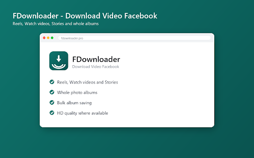 FDownloader - Download Video Facebook screenshot