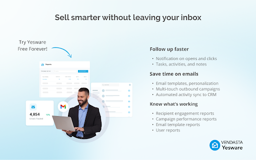 Vendasta Yesware: Smart Sales Outreach From Your Inbox screenshot