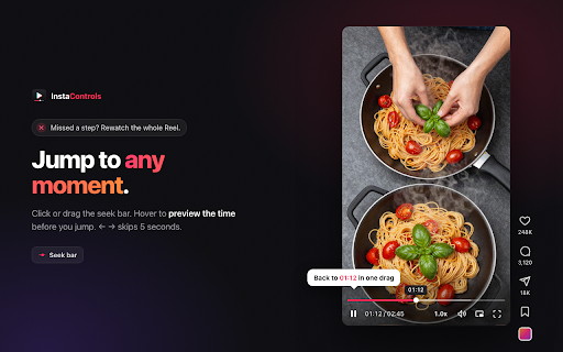 InstaControls - Video Controls for Instagram screenshot
