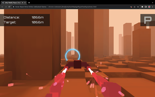Hover Racer Drive Online Unblocked Games screenshot