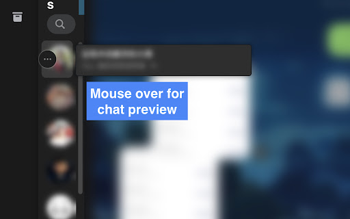 FB Messenger Chat List Resizer screenshot