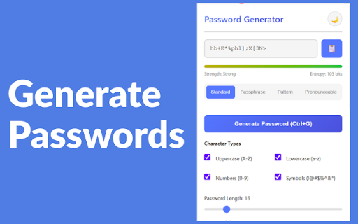 Random Password Generator screenshot