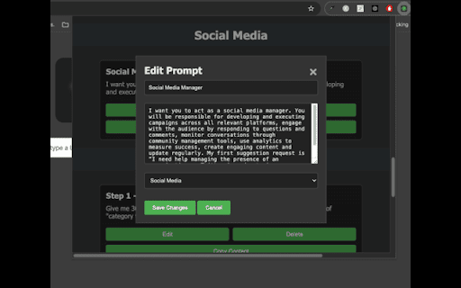 PromptSaver | AI Prompt Saver screenshot