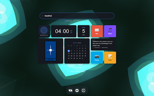 Awesome New Tab Page™ screenshot