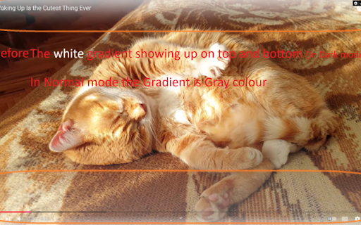 YouTube Gradient Remover screenshot