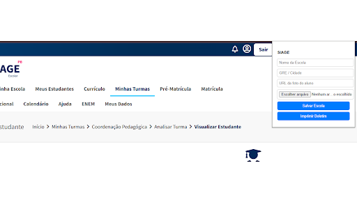 Impressão de Boletim SIAGE screenshot