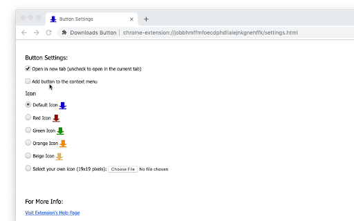Downloads Button screenshot