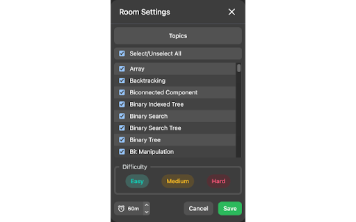 LeetRooms screenshot
