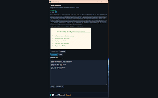 TextFromImage - Extract text from images locally screenshot
