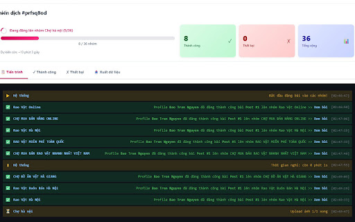 Zoo Nhóm Extension screenshot